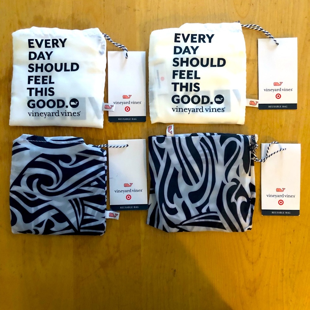 NWT Vineyard Vines for Target Reusable Totes